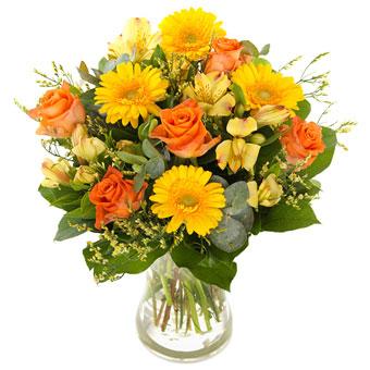 Gerbera boeket geel/oranje Boeketten Bloemenpaleis Verhagen Standaard € 12.50 